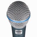 Beta 58A Singing Mic Studio Voice Recording Vocal Microphone Karaoke Mic with 3.5mm Connector XLR to 1/4 Inch Cable