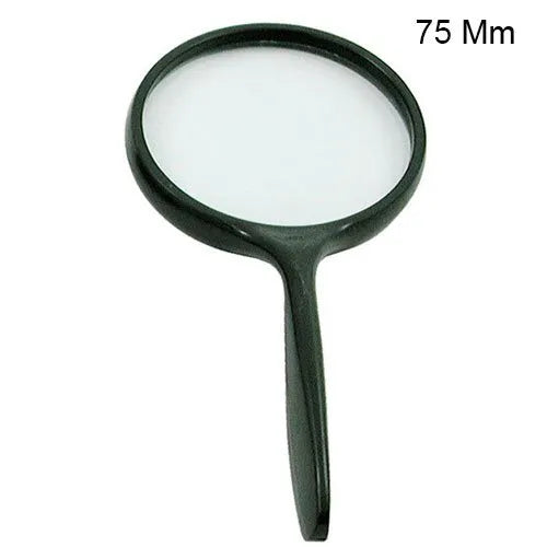 Reading Magnifying Glass, Wooden Handle Handheld Magnifier Ergonomic  Nonslip Hand Magnifying Glass for Office for Reading for Home for Inspection