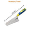 MT6 Masonry Gauging Trowel Round Toe Square Heel with Soft Grip Handle & Hanging Hole - 13inch