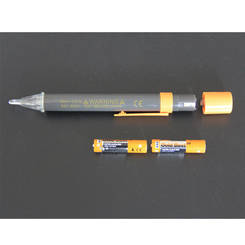 [Type 2] CD-2 Voltage Tester Pen AC 24-600V Power Detector With 2 AAA