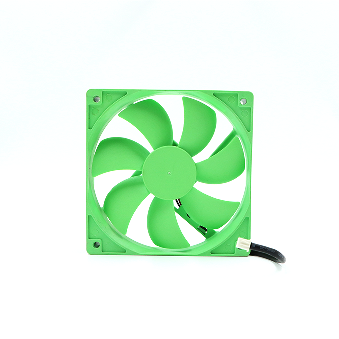 Green Color DC Cabinet Cooling Fan/CPU Fan 12v 4.7 x 1 inch