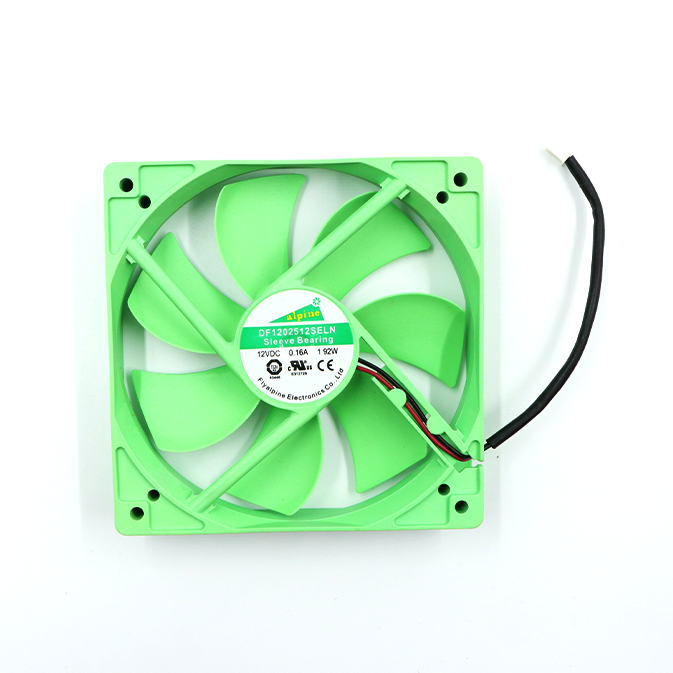 Green Color DC Cabinet Cooling Fan/CPU Fan 12v 4.7 x 1 inch