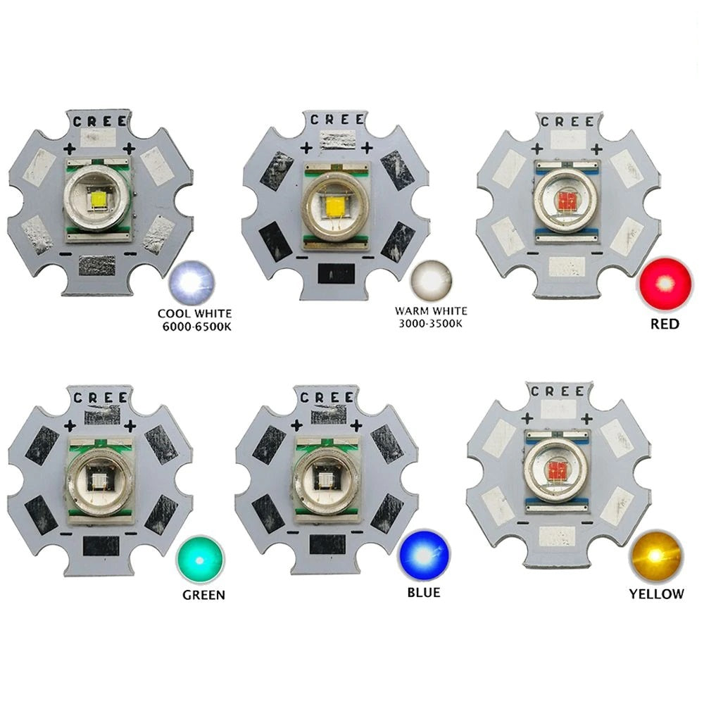 Cree 3W XRE Q5 High Focus SMD LED Chip with PCB