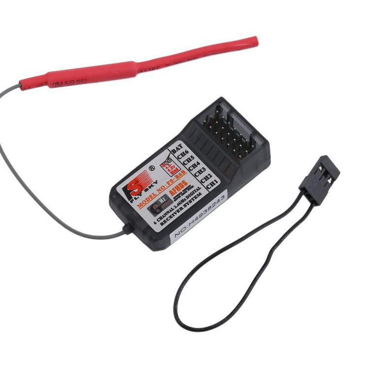Ricevitore FS-R6B 2.4GHz 6 Canali Per Trasmettitori Flysky – Compatibile Con TH9X, CT6B, T6, I6 E I10, Per Modelli Ad Ala Fissa Ed Elicotteri