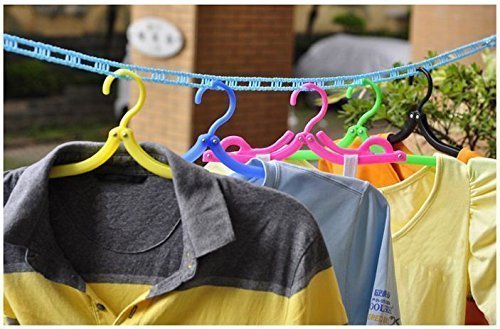 thumbnail image 2 of 5m Adjustable Nylon Clothesline - Windproof Portable Drying Line For Travel & Camping 2 of 11