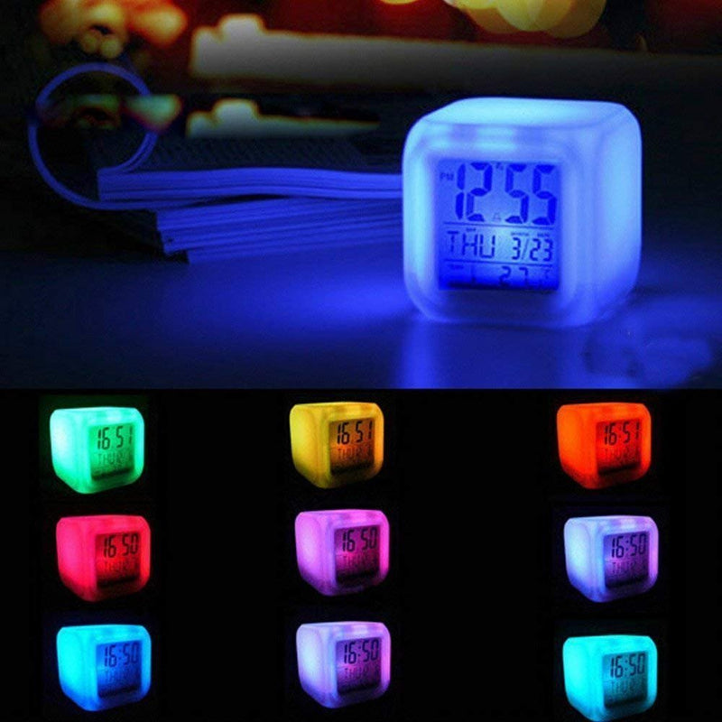 Digital Color Changing Alarm Clock for Home/ Table