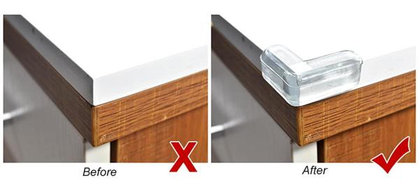 Drawer sales corner protectors