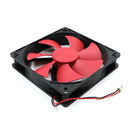 Red & Black Color DC Cabinet Cooling Fan/CPU Fan 12v 4.7 x 1 inch