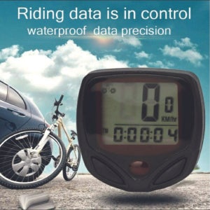 Wired Bicycle Computer Waterproof with Trip Distance and Timer