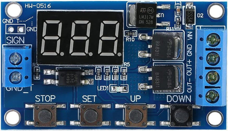 [Type 2] DC 5V-36V Timer Module Trigger Cycle Delay Timer Switch Turn