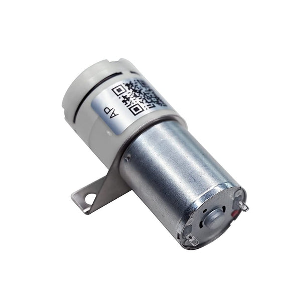 New: [Type 2] 6-12V RF-370 Mini Air Pump Motor for Pet Aquarium Tank (with L Shape Mounting Bracket)