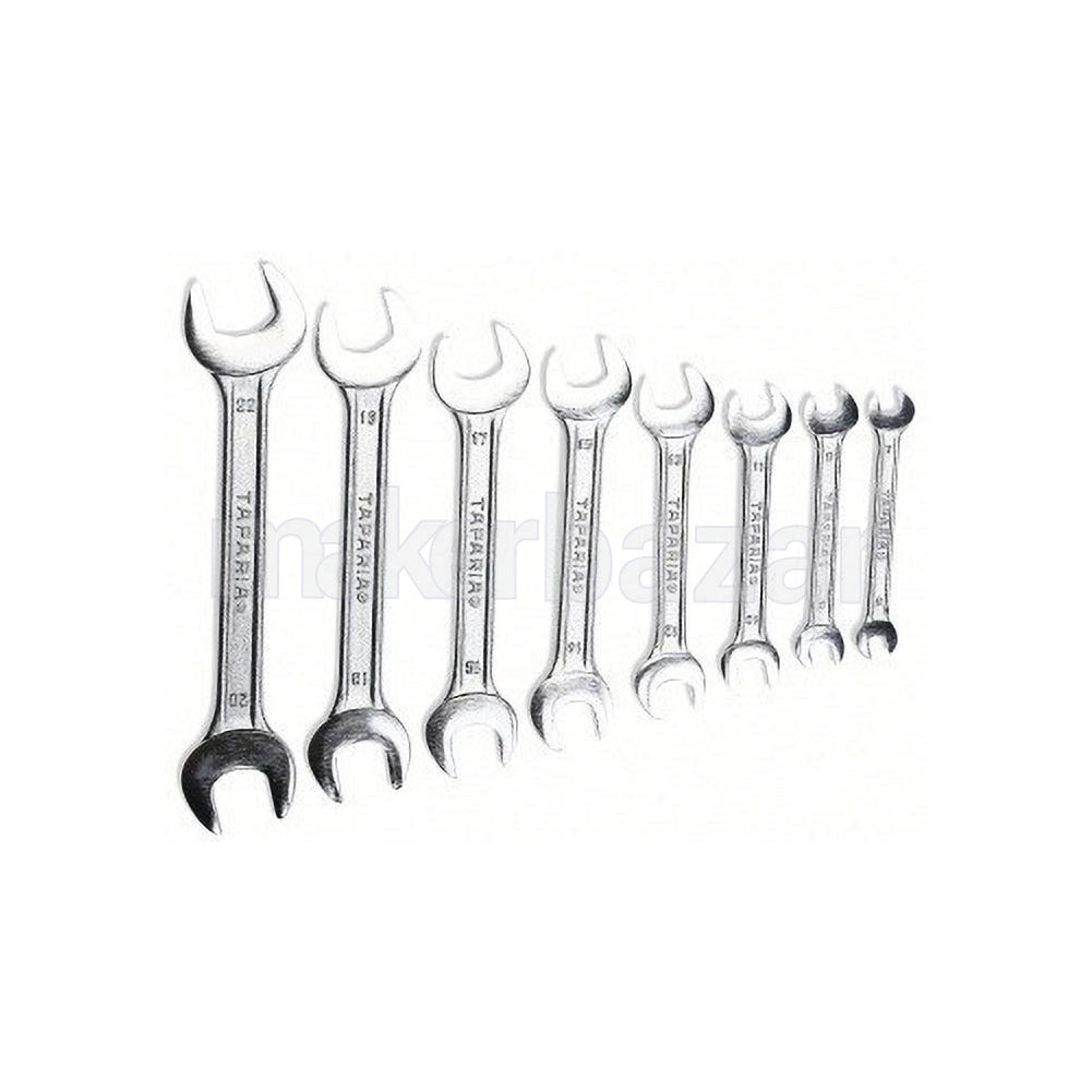 Taparia DEP-08 8pcs Double Ended Open Wrench Spanner Set 6x7 - 20x22