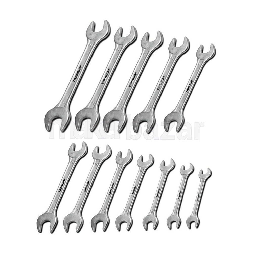 Taparia: DEP 12 Double Ended Spanner Sets 6x7 - 30x32