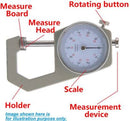 Dial Thickness Gauge Micrometer Scale