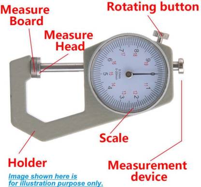 Dial Thickness Gauge Micrometer Scale
