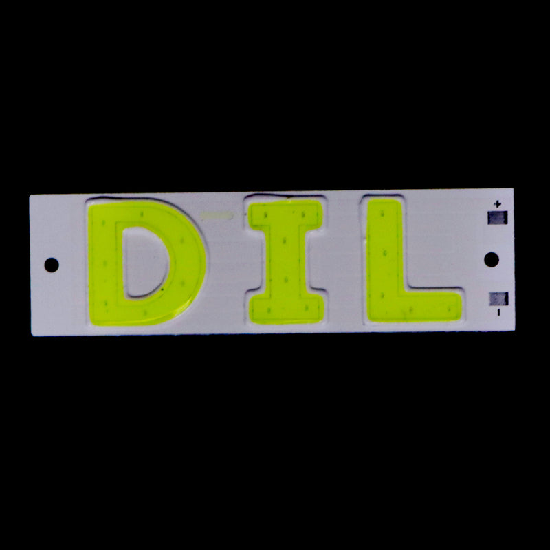 3.7v - 4V DIL letters COB led light [ Color - Cool White ]