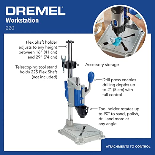 Dremel 220-01 Rotary Tool Drill Press Work Station