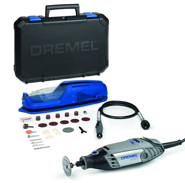 Dremel 3000 1/25 Rotary Drill Machine Set with Accessories