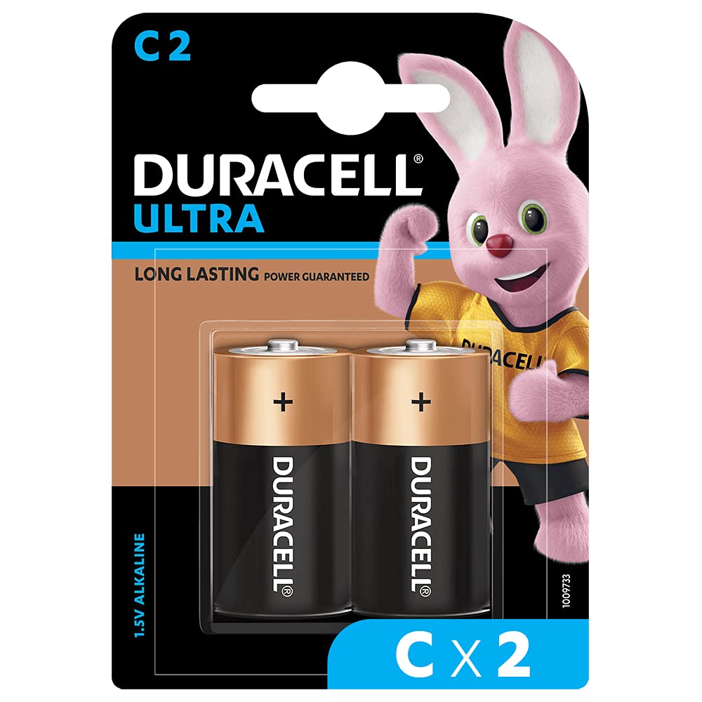 Duracell: Ultra C2 R14 Alkaline Battery Non-Rechargeable Cell (Pack of