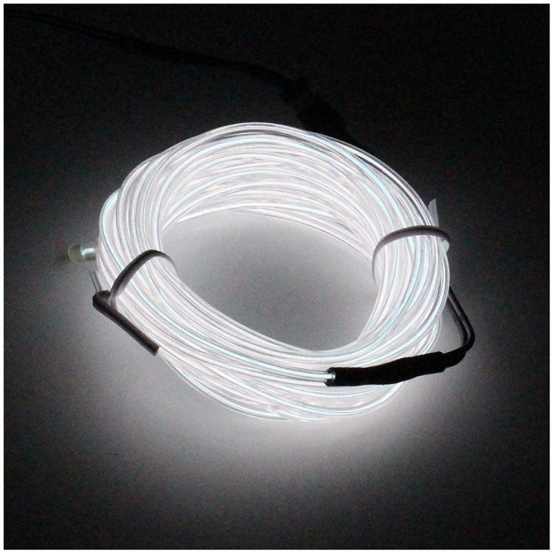 Neon Plastic String Neon Flexible Rope/Tube/Wire/String Waterproof LED Strip (5 Meter)
