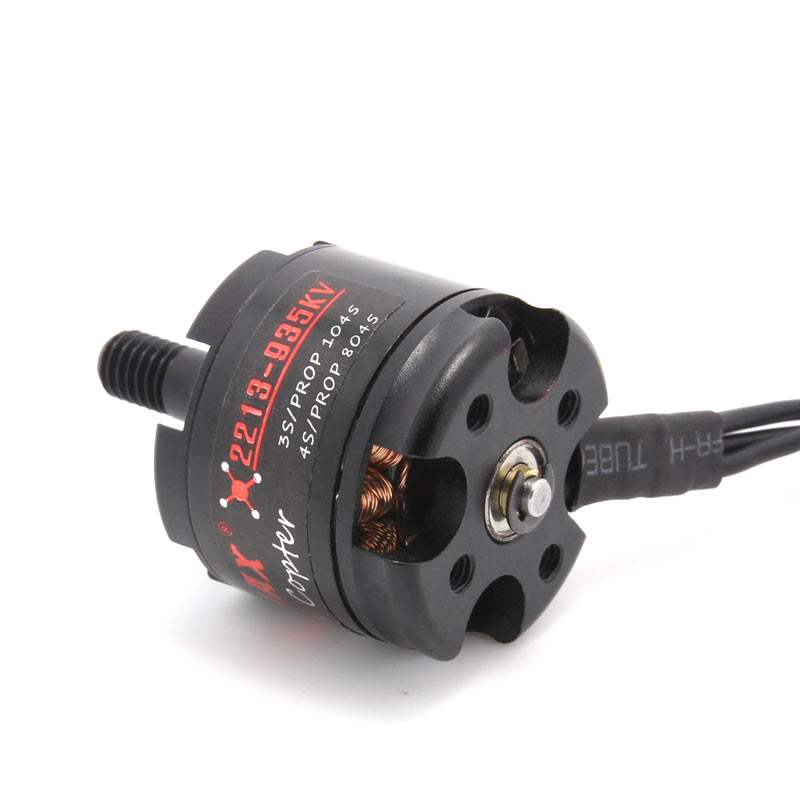EMAX: MT2213 935KV Brushless DC Motor for Drone – Red Cap (CCW) With 1045 Propeller Combo
