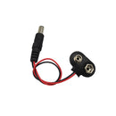 9v Battery Snap Connector + DC Jack (Battery Connector Cap)