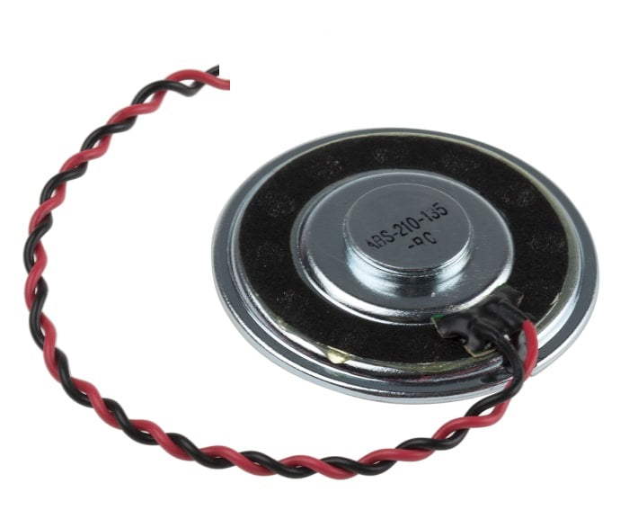 Metal Shell Mini Speaker 8ohm 0.2watt [28mm] Internal Magnet Toy Speaker