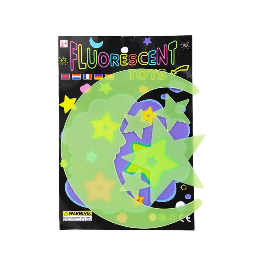 Star Fluorescent Wall Ceiling Stickers Fluorescent Toys (Random Design)