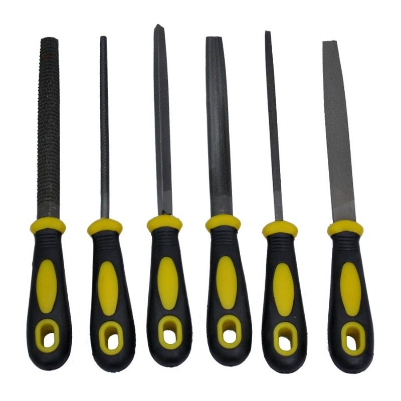 Jon Bhandari: F-002 6 pcs Premium Assorted 8 inches File Set with Rubb