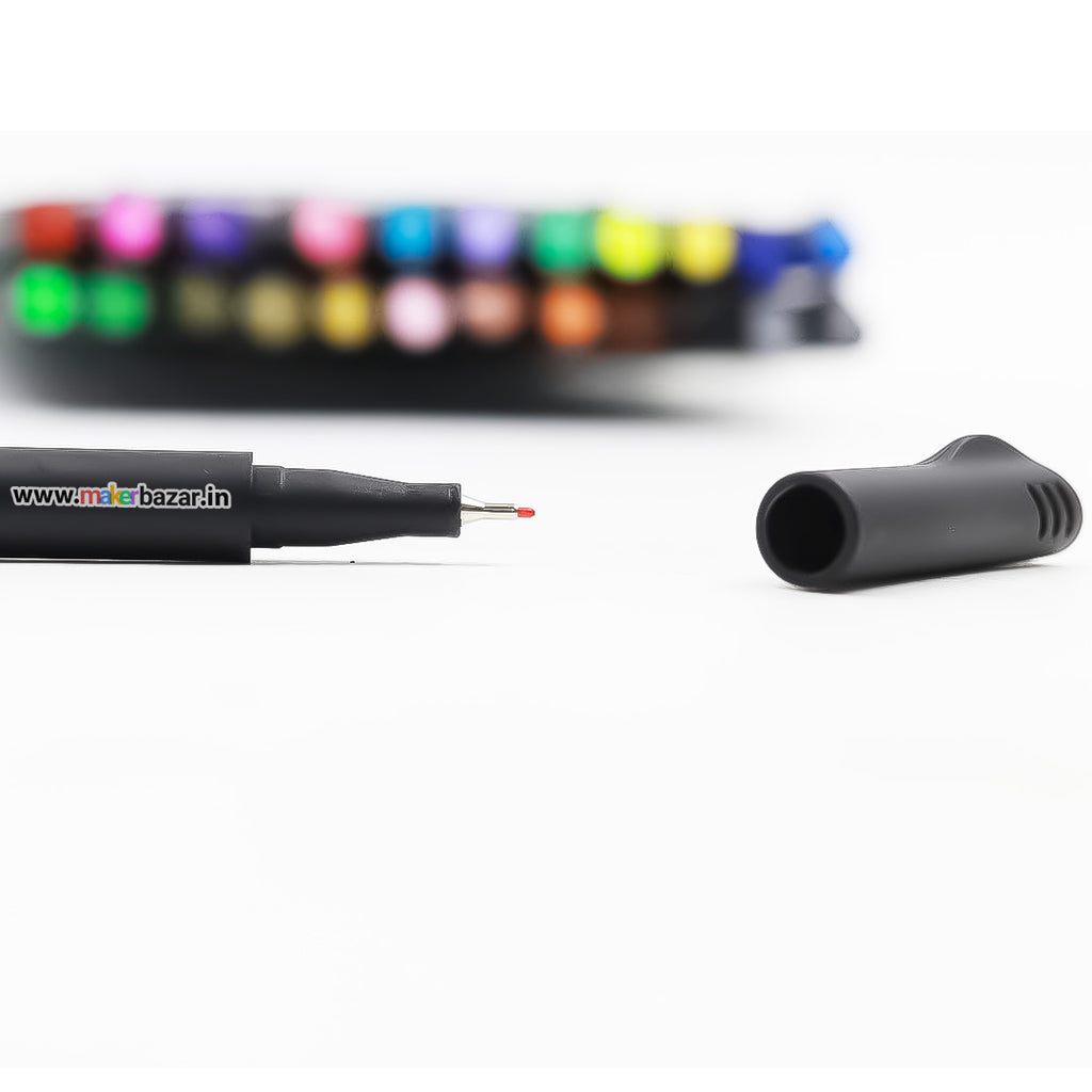 Buy Now 24 Fine Liner Color Pens Set