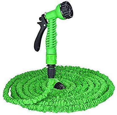 [Type 1] Expandable Magic Hose Water Pipe With Spray Gun – 30feet/10m for Cars/ Garden