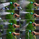 [Type 1] Expandable Magic Hose Water Pipe With Spray Gun – 30feet/10m for Cars/ Garden