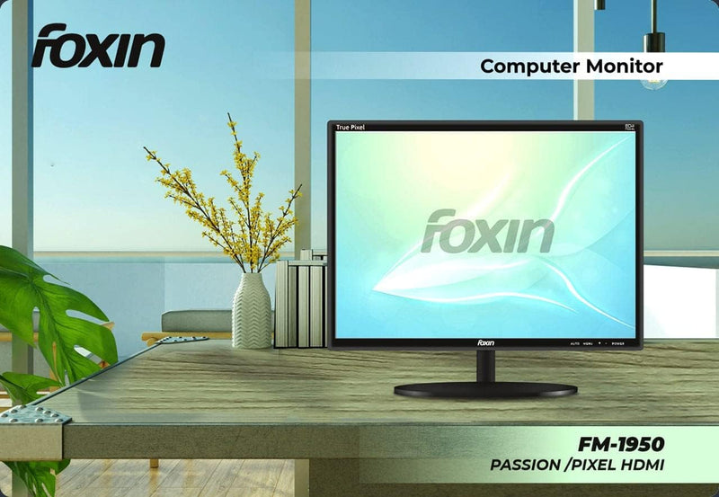 Foxin LED Monitor FM 1950 Pixel HDMI (48.2cm/19in Screen)