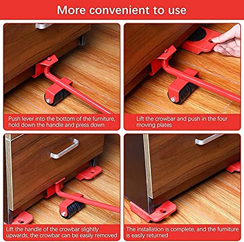 Heavy Furniture Lifter and Mover Tool Set