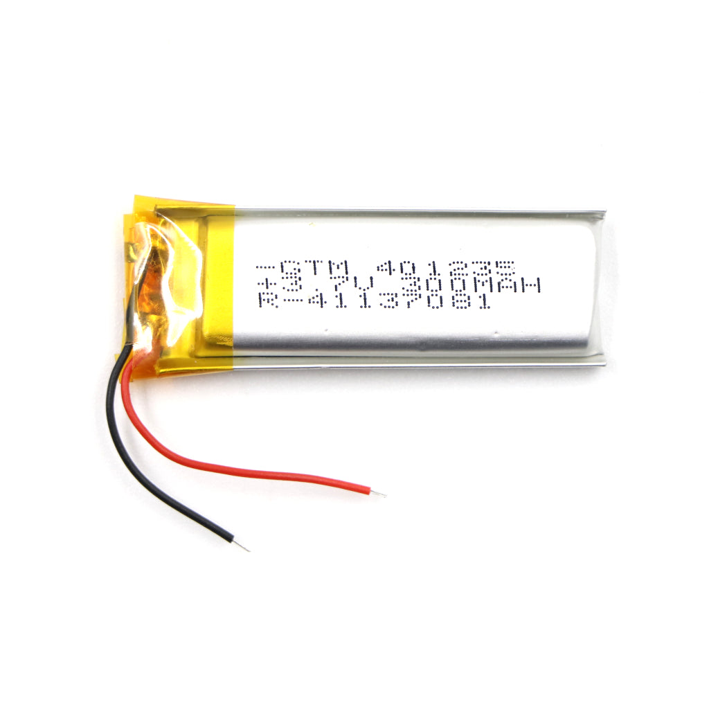 GTM: 401235 3.7V 300mAh Lipo Battery - Single Cell Lithium Polymer Battery