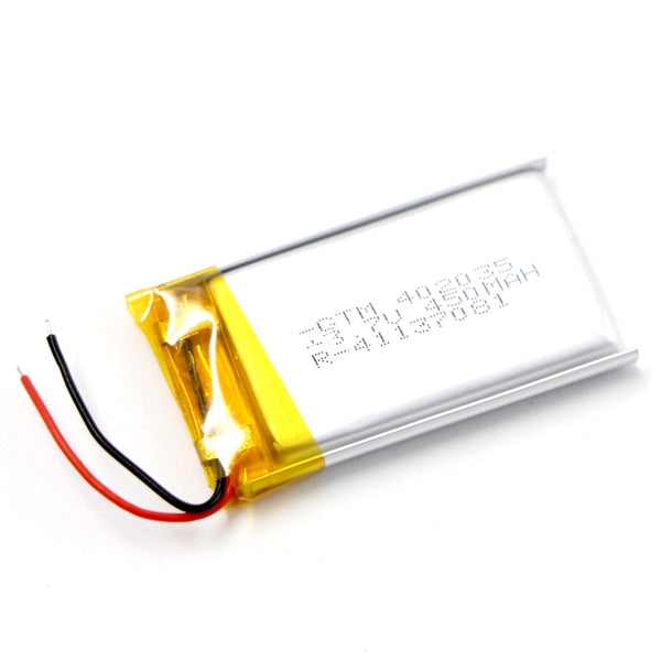 GTM: 402035 3.7V 450mAh Lipo Battery - Single Cell Lithium Polymer Battery