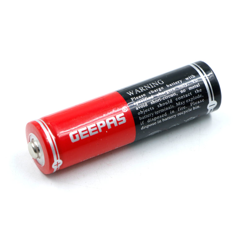 Geepas: 5000mAh 3.7V 18650 Cell Li-ion Rechargeable Battery