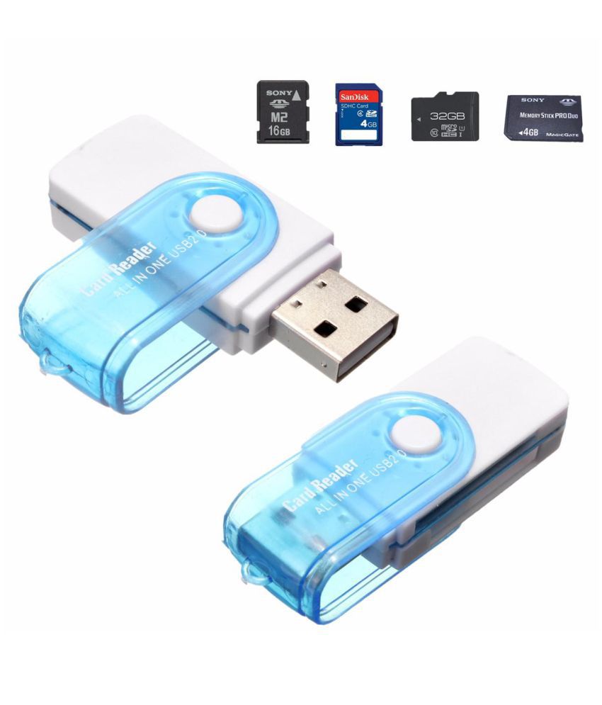 Generic: 4-in-1 USB Memory Card Reader - Main Image