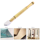 Generic: Gold Professional Glass Cutter with Metal Handle