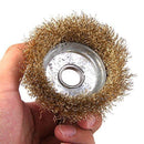 Wire Wheel Cup Brush (Gold)