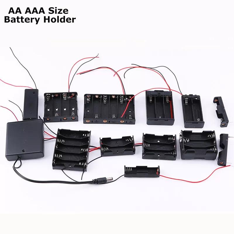 2XAAA AAA Battery Cell Holder with Wire