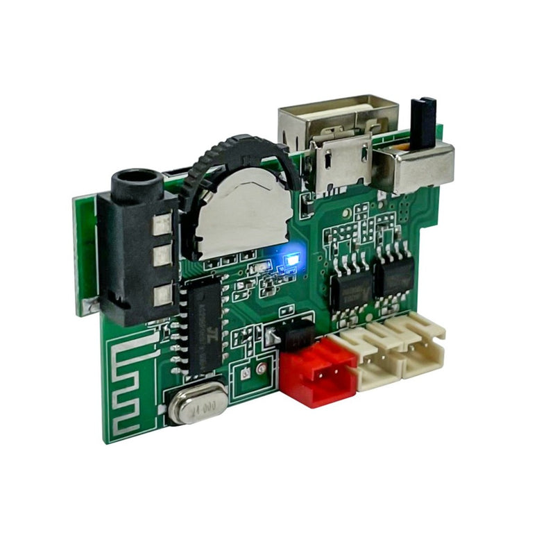 [Type 2] Audio Music Player: DIY Stereo Board With Built In Bluetooth, FM,USB,SD-Card Slot, Aux & Amplifier TF Decoder Module
