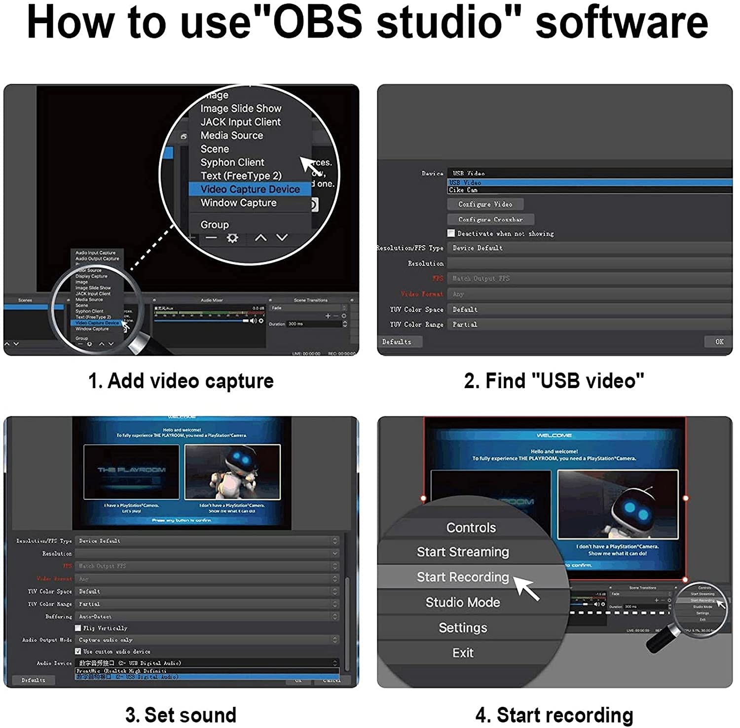 HDMI Video Capture/Audio Video Capture Cards – HDMI to USB 2.0