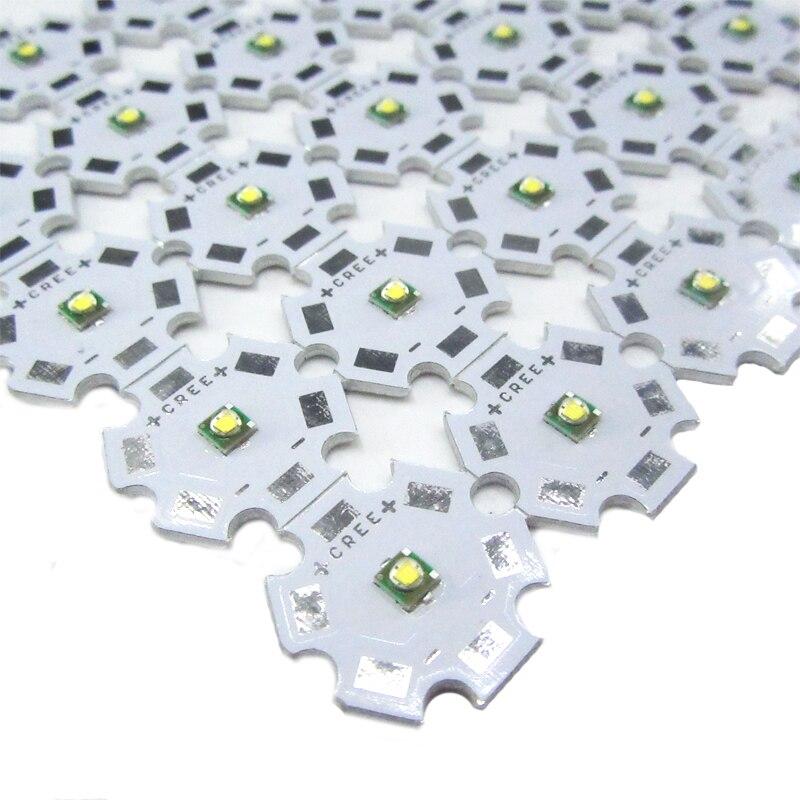 Cree 3W XPE 5050 SMD LED Chip with 20mm PCB - White