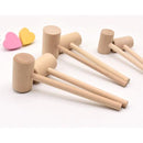 Multipurpose Mallet Wooden Hammer Round/Cylindrical Shape for Home Use/DIY/Pinata Cake