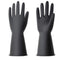 Multipurpose Natural Gum Rubber Reusable Cleaning Gloves (Pair)- Grey/Black