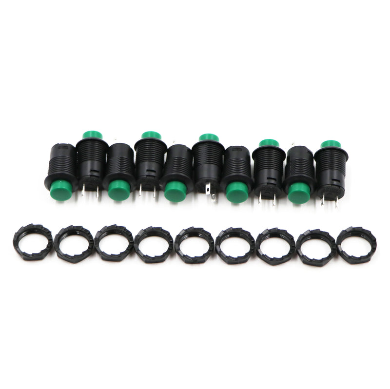 [Type 2] Momentary Switch Only Push Type Color - Green (30 mm x 12 mm)