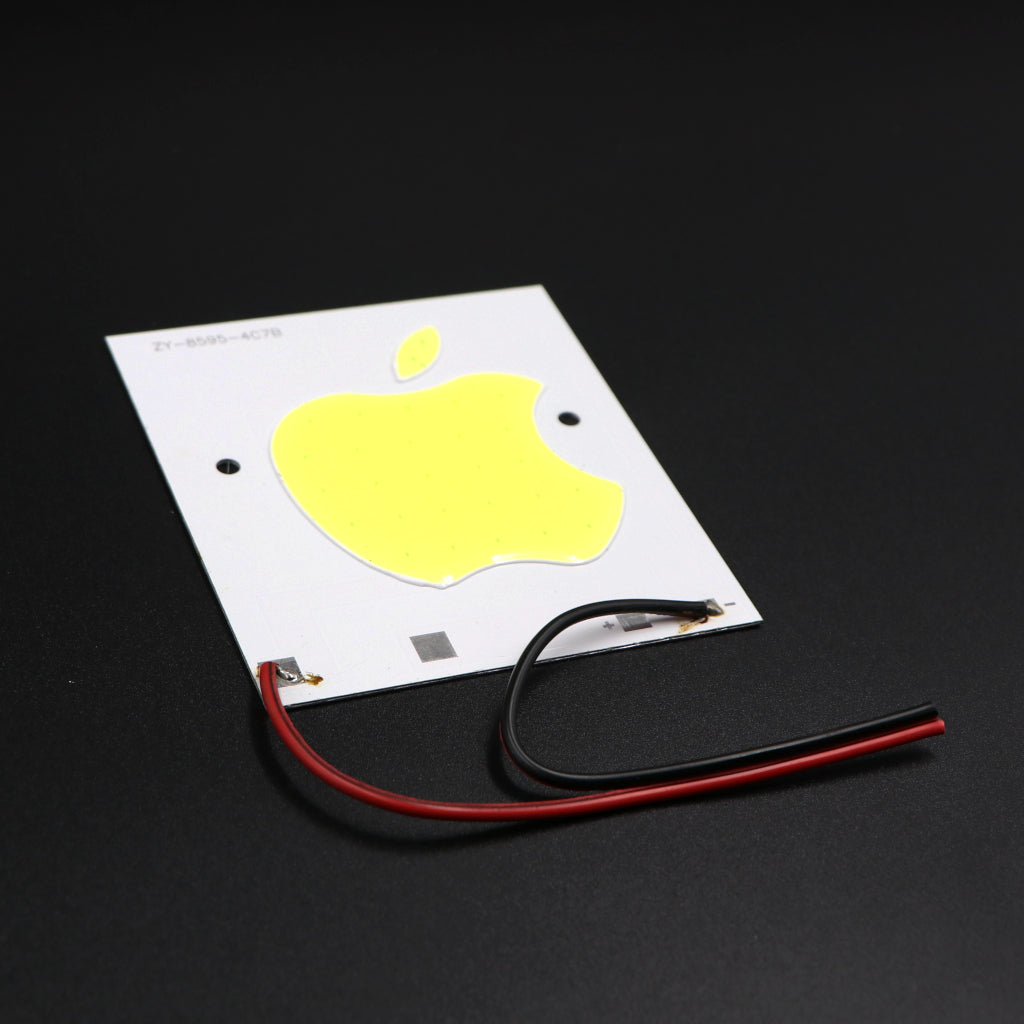 11.1V - 12V Apple Logo Shape COB led Light [ Color - Cool White ]