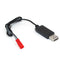USB Charging Cable (Built-in Chip) with JST-2P Plug for Ni-CD/Ni-MH Battery RC Cars/ DIY