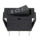 KCD3 SPDT ON-OFF-ON 3Pin Rocker Switch - Black